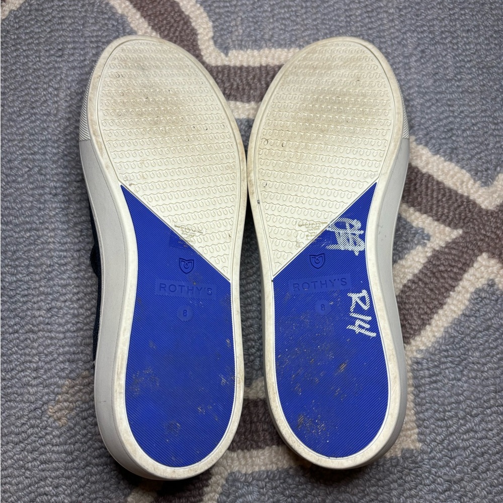 Rothy’s women’s slip on navy size 8 - Picture 6 of 8